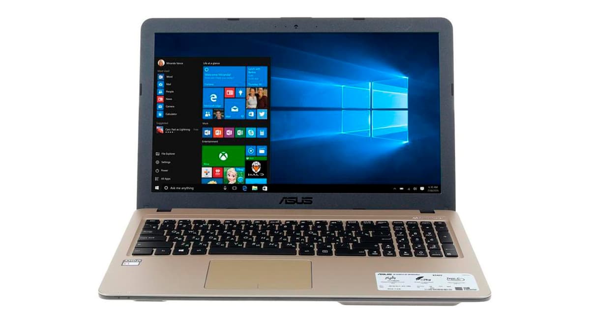 ASUS VivoBook X540YA laptop