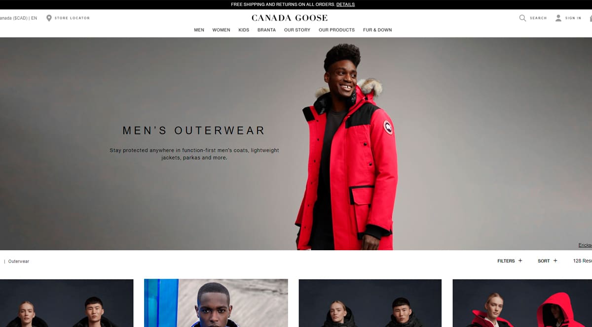 Canada goose - купить зимние куртки в интернет магазине в Москве