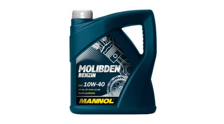 Моторное масло Mannol Molibden Benzin 10W-40.