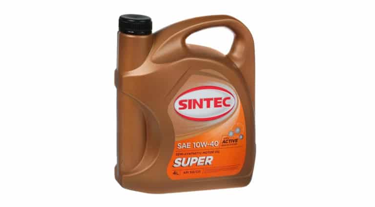 Моторное масло SINTEC Super 10W-40.