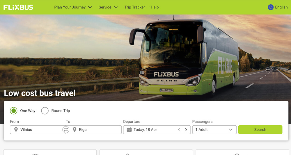 FlixBus - комфортабельные автобусы по Европе и России