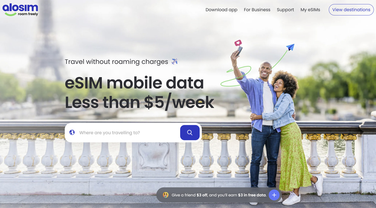 Скриншот сайта Alosim